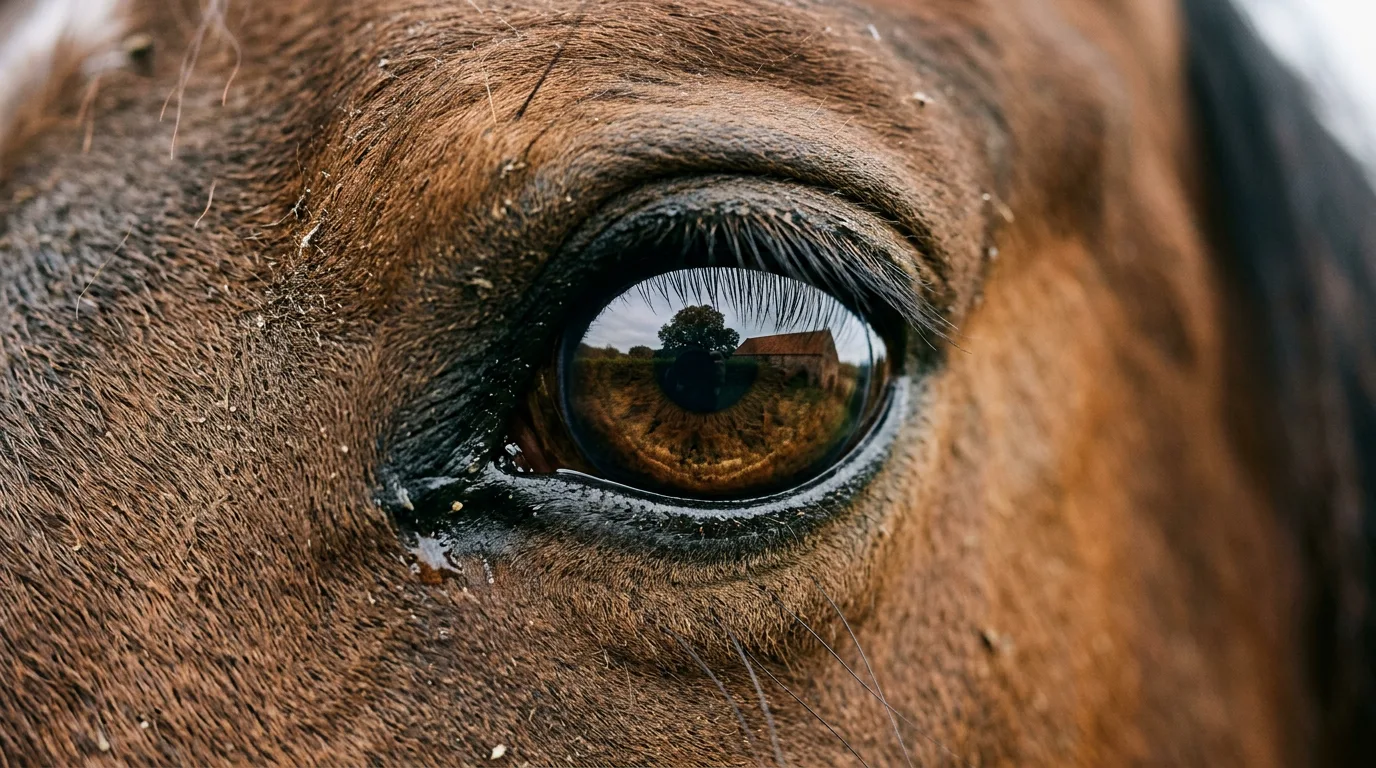 Un regard de cheval, Écurie Charret, Cailloux-sur-Fontaines